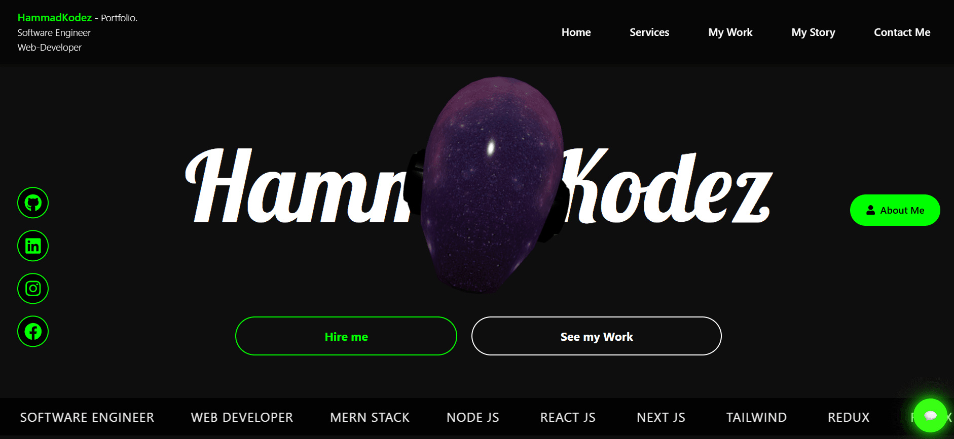 Interactive 3D WebGL Portfolio